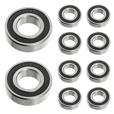 Abbildung von HUAREW 6003 2RS Kugellager, aus Lagerstahl 17mm x 35mm 10mm, Doppelt Geschirmte Rillenkugellager für DIY, Drehbänke, Motoren, 3D Drucker, Fräsmaschinen, verschiedene mechanische Geräte, etc(10Pcs)