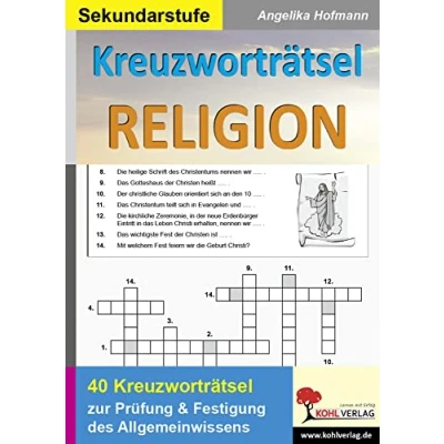 Abbildung von Kreuzworträtsel Religion: Prüfung und Festigung des Allgemeinwissens