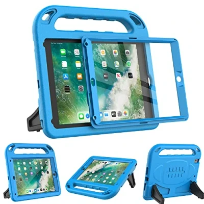 Abbildung von Surom Kinder Schutzhülle für iPad 9,7 Zoll (24,6 cm) 2018/2017 blau