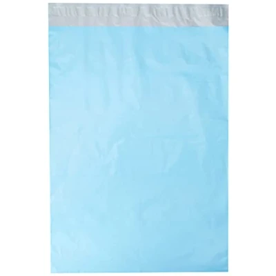 Abbildung von triplast 12 x 40,6 cm Kunststoff Versandtaschen Tasche Baby Blau (100 Stück)