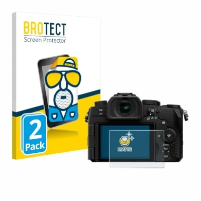 Abbildung von BROTECT Entspiegelungs Schutzfolie für Panasonic Lumix DC G97 (2 Stück) Matte Displayschutz Folie, Anti Reflex, Fingerprint