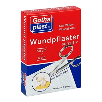 Abbildung von Gothaplast Wundpfl.sensitiv 6x50 cm geschnitten