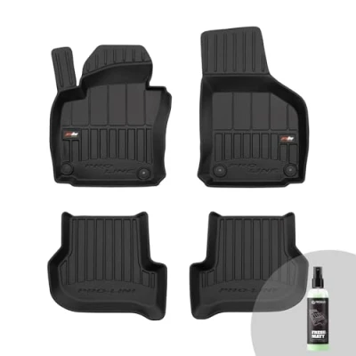 Abbildung von FROGUM ProLine 3D Gummimatten Exklusiven Auto Fußmatten Autofussmatten für Toledo III 04 09, Skoda Octavia II/Octavia II RS/Octavia Scout, VW Golf VI 08 16