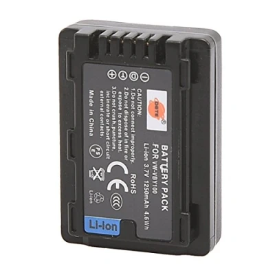 Abbildung von DSTE Ersatz Batterie Akku kompatibel mit Panasonic VBY100 HC V110 V110K V110G V110GK K V130 V201 V201K Kamera