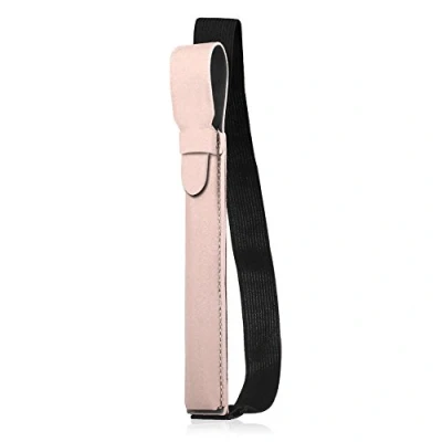 Abbildung von Fintie Halter kompatibel mit Apple Pencil Pro/USB C &amp; 1./ 2. Gen, Kunstleder Stift Hülle USB Adapter Tasche iPad Hülle, Roségold
