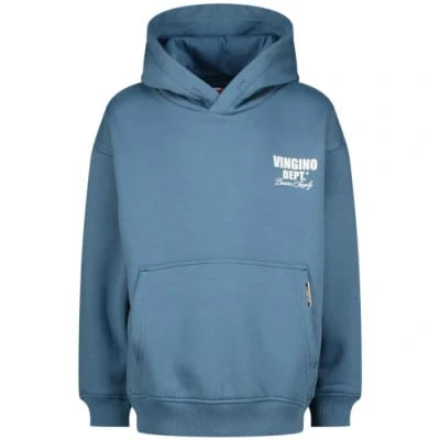 Abbildung von Vingino Boys Basic Hoody in Colour Lake Blue Size 10