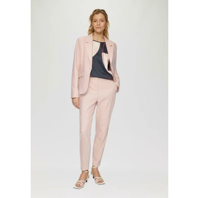 Abbildung von s.Oliver Black Label Chino, Damen, Größe: 36, Perlmuttrosa