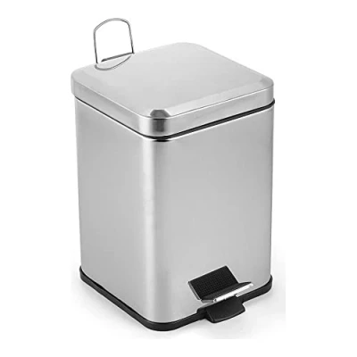 Abbildung von CONFORTIME BE01093272541 Abfalleimer aus Metall mit Pedal, 3 l, Kunststoff, mehrfarbig, 25 x 16 20
