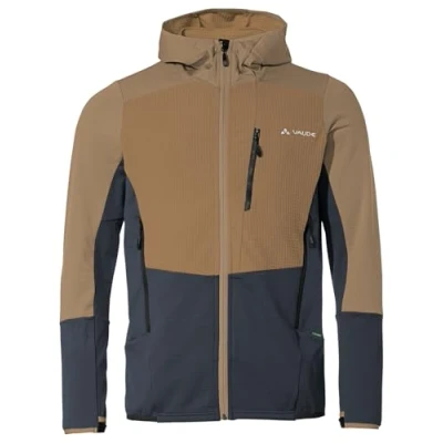 Abbildung von Vaude Herren Mens Monviso Hooded Grid Fleece Jacket, Oat, L EU