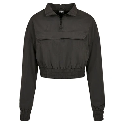 Abbildung von Urban Classics Crinkle Windbreaker, Damen, Größe: Medium, Black
