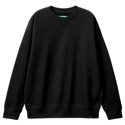 Abbildung von United Colors of Benetton Herren Trikot G/C M/L 3J68U1009 Kapuzenpullover, Schwarz 100, S