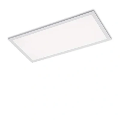 Abbildung von Briloner Leuchten LED Panel 7095 016, ultraflach, fest verbaut, Neutralweiß, Deckenlampe, 59,5x29,5x6,2cm, Weiß, 24W, Wohnzimmer, Schlafzimmer