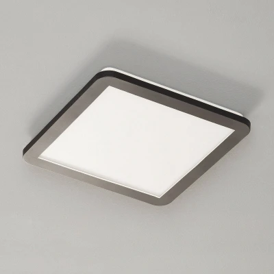 Abbildung von Reality Leuchten LED Deckenleuchte Camillus R62931832, Kunststoff schwarz matt, Acryl weiß, inkl. 18 Watt