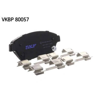 Abbildung von SKF VKBP 80057 A Bremsbelagsatz mit akustischer Verschleißwarnung Zubehör DAIHATSU: Charade VIII Schrägheck
