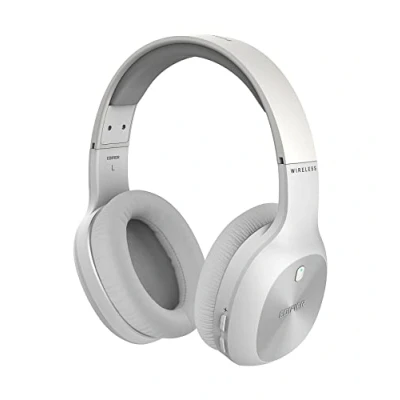 Abbildung von Edifier W800BT Plus Kabellose Over Ear Kopfhörer, Bluetooth Headset mit CVC™ 8.0 Geräuschunterdrückung bei Anrufen, 55 Stunden Wiedergabezeit, integriertes Mikrofon, APP Steuerung, weiß