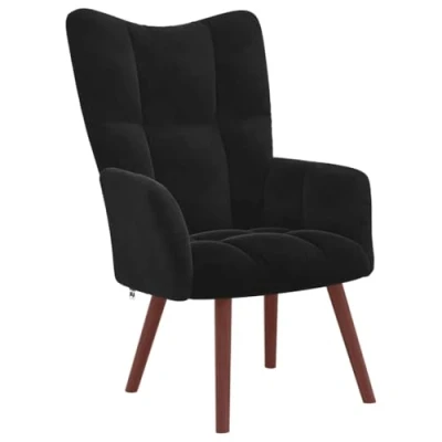 Abbildung von vidaXL Sessel Relaxsessel Schwarz Samt (1 St)