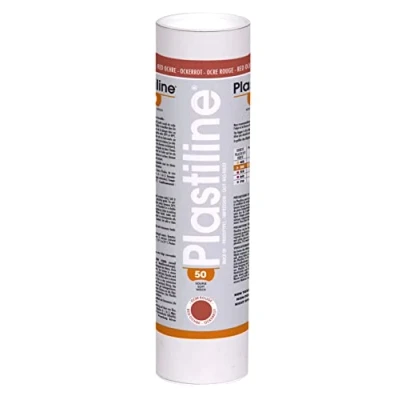 Abbildung von J. Herbin 1350T Plastiline, 1kg, Härtegrad 50, ideal zum Modellieren, 100% wiederverwendbar, Ockerrot