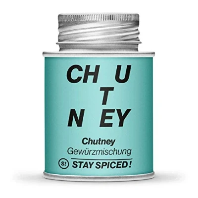 Abbildung von Stay Spiced! Chutney Gewürzmischung I feines Gewürzpulver verpackt in 170 ml Schraubdose