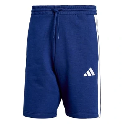 Abbildung von adidas Herren Essential Three Stripes Fleece Short, Dark Blue/White, XS