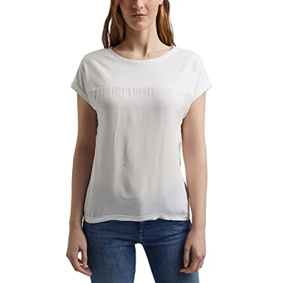 Abbildung von ESPRIT Damen 021CC1K308 T Shirt, Off White (110), XL