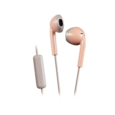Abbildung von JVC HA F19M PT E Earbuds Kopfhörer mit Headsetfunktion (Farbe Pink x Taupe)