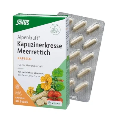 Abbildung von Kapuzinerkresse meerrettich Kapseln Alpenkraft