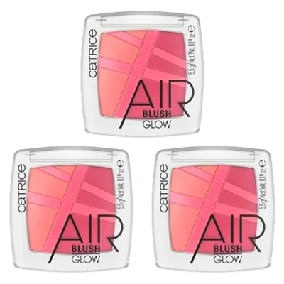 Abbildung von Catrice AirBlush Glow, Rouge, Nr. 050, Violett, langanhaltend, sofortiges Ergebnis, schimmernd, vegan, ohne Parfüm, Alkohol, Parabene, 3er Pack (3x5.5g)