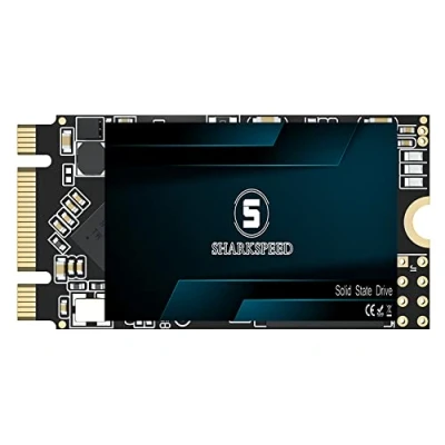 Abbildung von S SHARKSPEED SSD 1TB M.2 2242 42mm NGFF TLC 3D NAND SATA 3 (6Gb/s), Festplatte Interne Solid State Drive für Notebooks,Desktop PC (1TB, 2242)