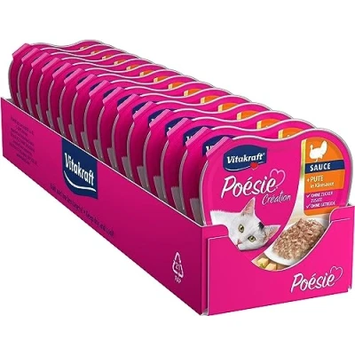 Abbildung von Vitakraft Poesie Creation Pute in Käsesauce 15x5G
