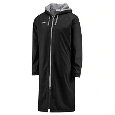 Abbildung von Speedo Damen Unisex Team Swim Parka Badeanzug, Schwarz, S EU