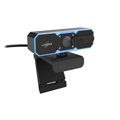 Abbildung von uRage Streaming Webcam REC 900 FHD, hochauflösende Full HD Qualität, mit integriertem Mikrofon, in schwarz