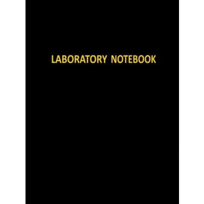 Abbildung von Laboratory Notebook: Lab Notebook (Record Ruled) For Scientific Researchers, Wide Ruled (Legal), 8.25 x 11in., 110 Pages With Numbers, 90gsm White Paper Lined Black Hardcover