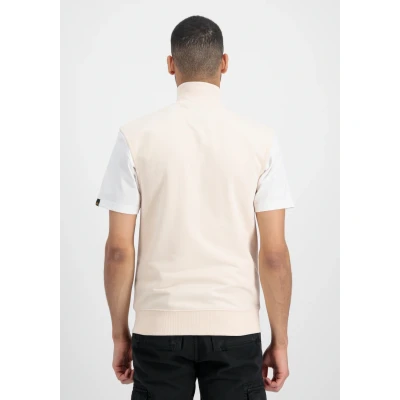 Abbildung von Alpha Industries XFIT Collar Weste, Herren, Größe: Large, Jet stream white