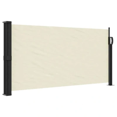 Abbildung von vidaXL Seitenmarkise Ausziehbar Creme 100x300 cm (1 St)