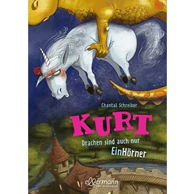 Abbildung von Kurt, Einhorn wider Willen 4. Drachen sind auch nur EinHörner: Lustiges Kinderbuch mit beliebten Fabelwesen zum Vorlesen ab 5 Jahren witzigen Illustrationen