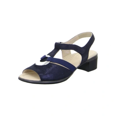 Abbildung von ara Lugano Riemensandalette, Damen, Größe: 42.5, Blau 81 Schuhe