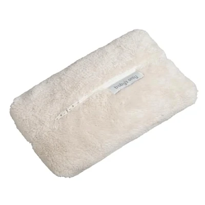 Abbildung von Baby&#039;s Only Baby Feuchttücherbezug Cozy Feuchttücher Box aus Teddystoff Bezug für Wipes Organizer Wickeltasche Warm Linen