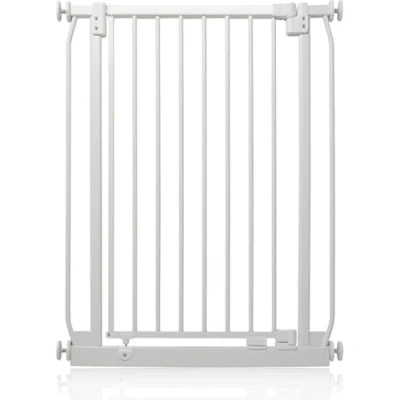 Abbildung von Safetots Extra Tall Elite Sicherheitsschutzgitter, 71cm 80cm, Matt Weiß, hohe 96.8cm Höhe, Treppenschutzgitter mit Druckmontage, Sicherheitsbarriere, Einfache Installation