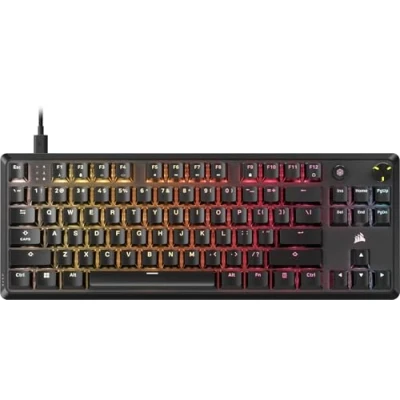 Abbildung von Corsair K70 CORE TKL RGB Tenkeyless Mechanische Gaming Tastatur Vorgeschmierte MLX Red v2 Linear Switches Dual Layer Sound Dämpfung ABS Double Shot Keycaps QWERTY NA Schwarz