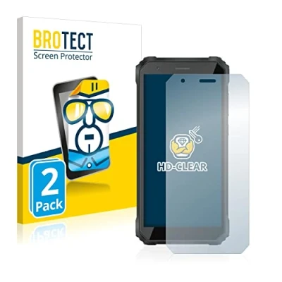 Abbildung von BROTECT (2 Stück Schutzfolie für Blackview Oscal S60 Pro Displayschutz Folie Ultra Klar