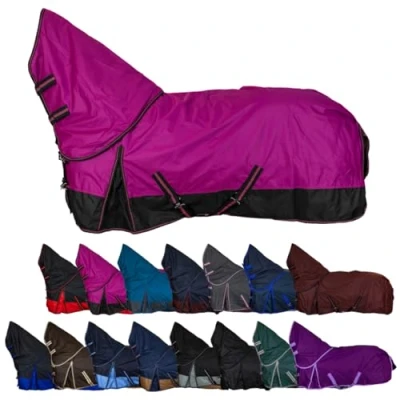Abbildung von Weidedecke Full Neck Polarfleece 600D BASICLINE beere/schwarz