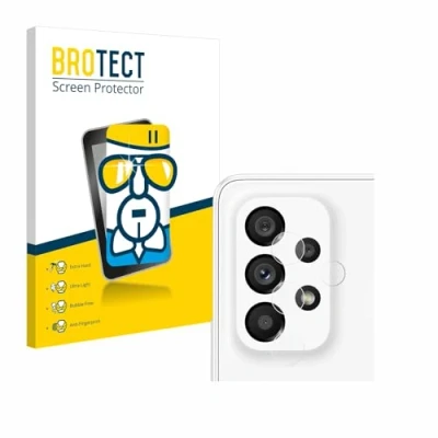 Abbildung von BROTECT Schutzglas für Samsung Galaxy A53 5G (NUR Kameraschutz) Schutzfolie Panzer Folie Glas [Extrem Kratzfest 9H, Anti Fingerprint,