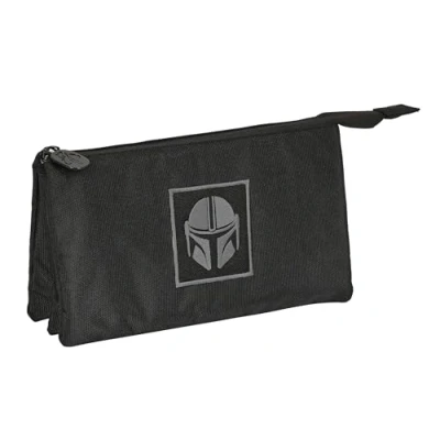 Abbildung von safta Unisex Kinder Artikel Dreifachmäppchen The Mandalorian Teen, bunt, Medium