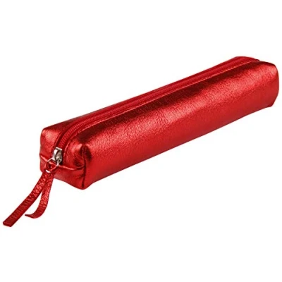 Abbildung von Clairefontaine 400003C Schlampermäppchen slim (mit Perlmutt Effekt, 4x2,5x19,5 cm) 1 Stück rot