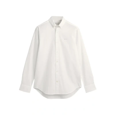 Abbildung von GANT Regular FIT Pinpoint Oxford Hemd, Herren, Größe: Large, White