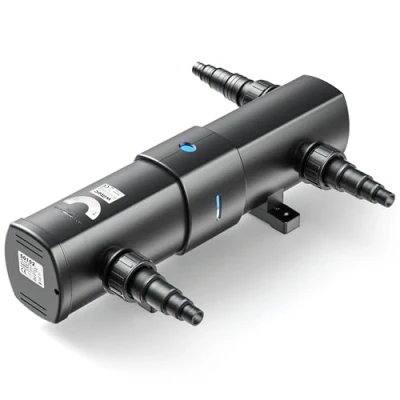 Abbildung von SunSun CUV 236 Teichklärer 6000 l/h / 36 W UVC, Vorklärgerät für Teichfilter &amp; Teichpumpe, Wasserklärer mit UV Lampe, Lichtfilter zur Algenbekämpfung