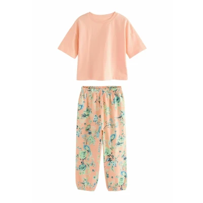 Abbildung von Next Regular FIT 3 PACK SET Pyjama für Kinder, Größe: 104, Pink blue