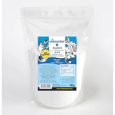 Abbildung von Wiezucker Erythrit Puderzucker, kalorienfreier Puderzuckerersatz, 1er Pack (1 x 1 kg) Erypul1