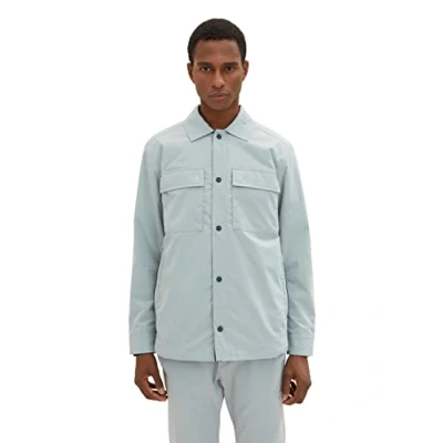 Abbildung von TOM Tailor MIT Aufgesetzten TASCHEN Übergangsjacke, Herren, Größe: XXL, Light ice blue