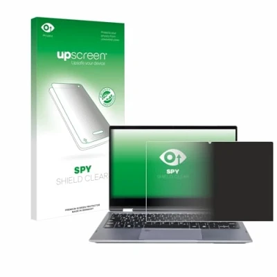 Abbildung von upscreen Anti Spy Blickschutzfolie für Wortmann Terra Mobile 360 13U Privacy Screen Displayschutz Folie [Sichtschutz, Blaulichtfilter]